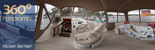 Panorama auf dem Bootsdeck